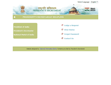 Tablet Screenshot of helpline.rb.nic.in